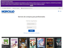 Tablet Screenshot of morcillolibros.com